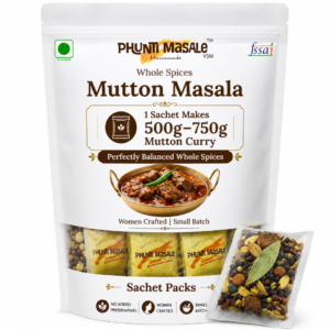 Phunti Masale whole spices mutton masala sachet pack for homemade mutton curry