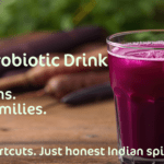 Traditional Indian Kanji Masala probiotic drink for gut health
