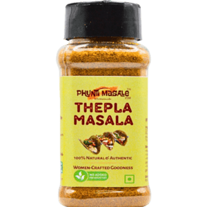 Gujarati Thepla Masala without Onion and garlic. Jain friendly
