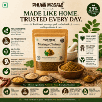 Clean label moringa chutney powder no preservatives no fillers women crafted