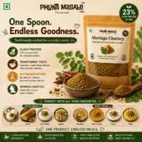 High protein moringa chutney powder for everyday Indian meals