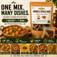 Phunti Masale Whole Spice Mix used for paneer, dal, chole, chicken curry and vegetable dishes